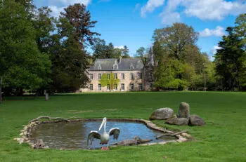 Plaine du chateau de Branféré