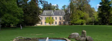 Plaine du chateau de Branféré