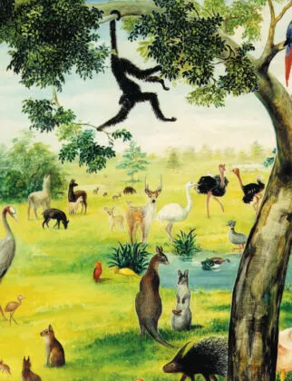 tableau helene jourde le paradis de branféré