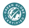 logo green globe certified