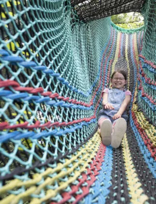 Parcabout dans les arbres