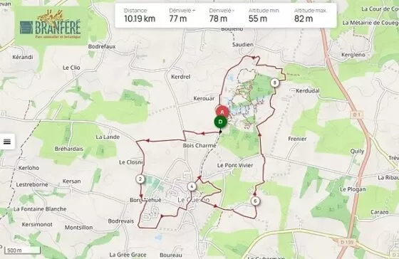 parcours course oryx