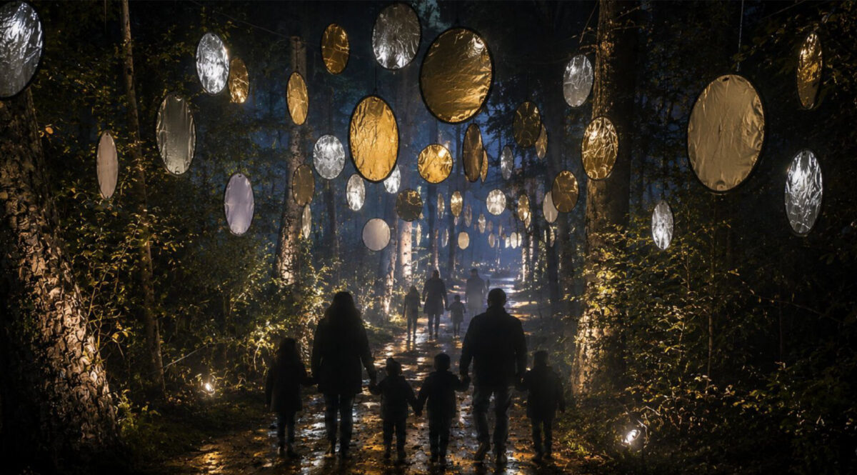 Les Nuits de Branféré — chemins lumineux